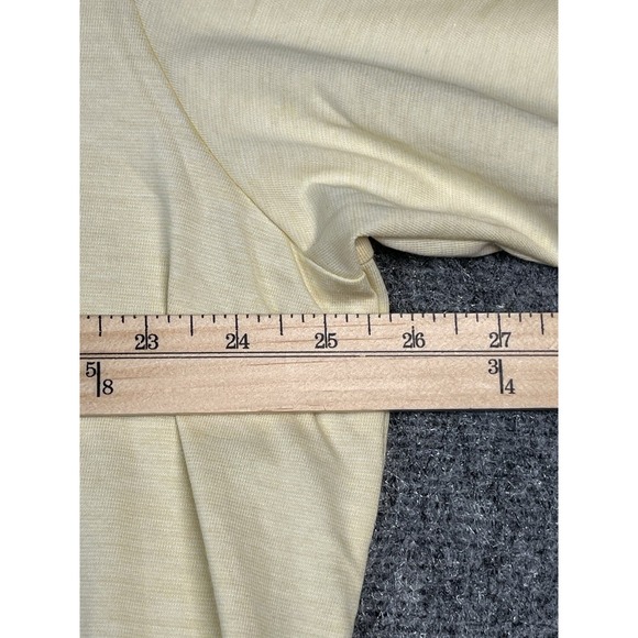 Travis Mathew The Zinna NL Golf Polo Shirt Men 3XL Pale Banana Pima Blend New - Picture 10 of 11